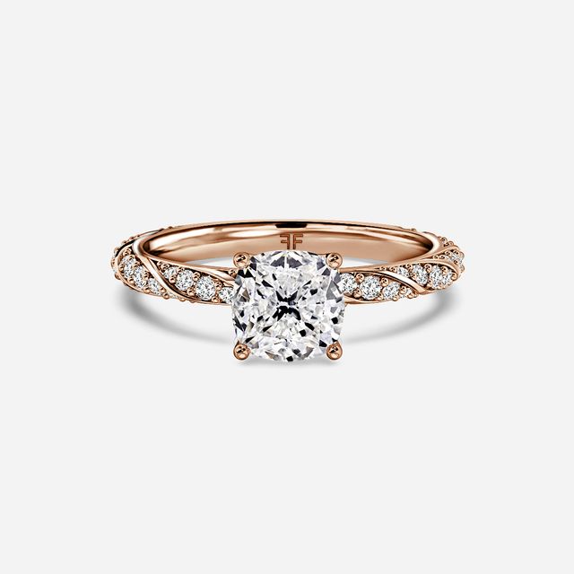 Fior Rose Gold Engagement Ring