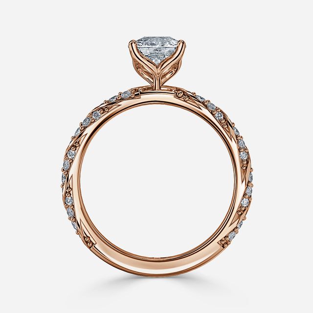 Fior Rose Gold Engagement Ring