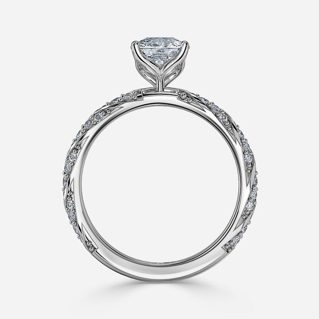 Fior White Gold Engagement Ring