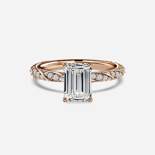 Fior Rose Gold Engagement Ring