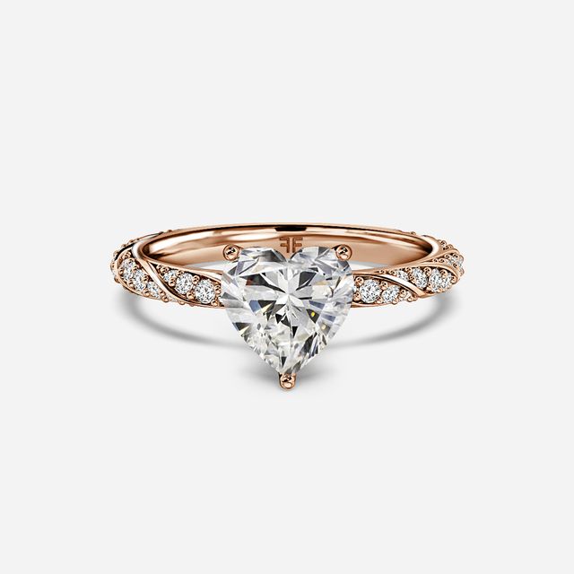 Fior Rose Gold Engagement Ring