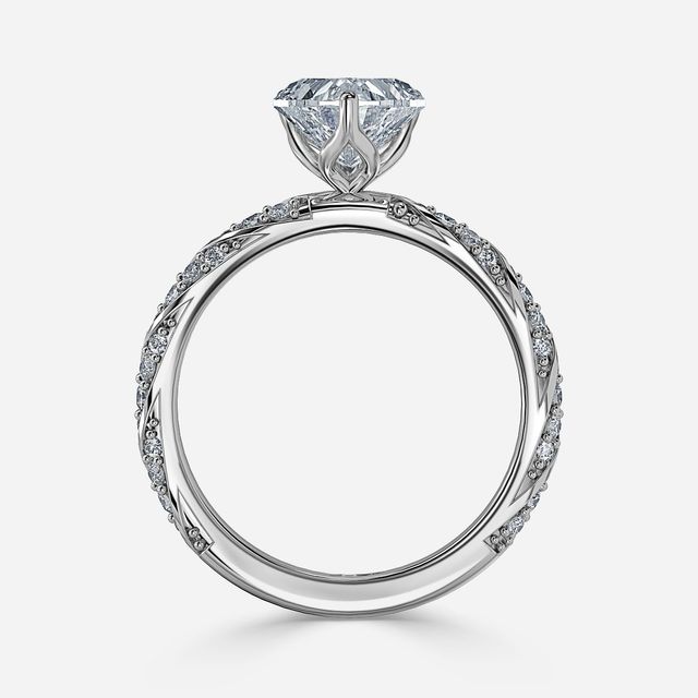 Fior White Gold Engagement Ring