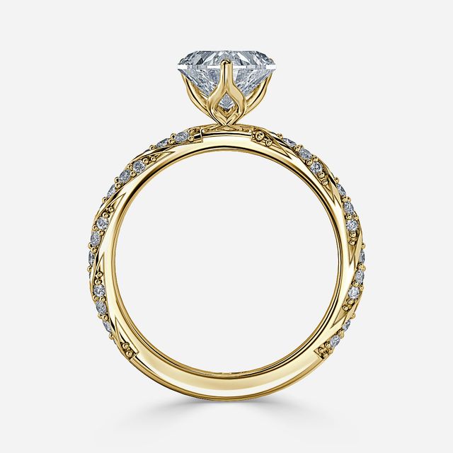 Fior Yellow Gold Engagement Ring