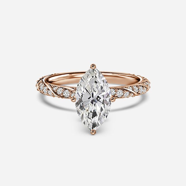 Fior Rose Gold Engagement Ring