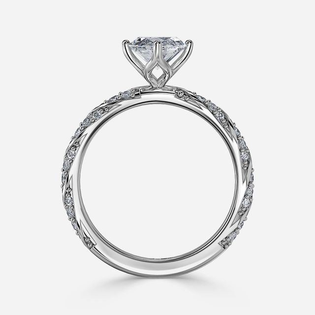 Fior White Gold Engagement Ring