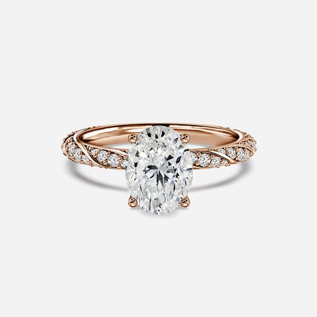 Fior Rose Gold Engagement Ring