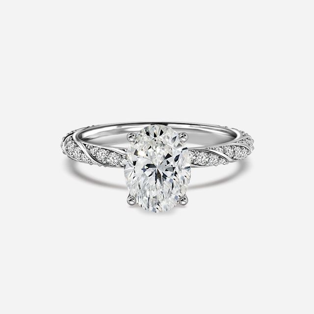 Fior White Gold Engagement Ring