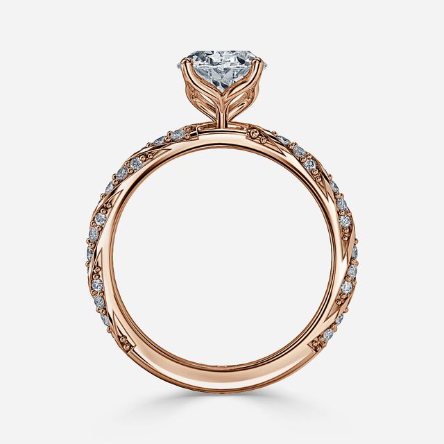 Fior Rose Gold Engagement Ring