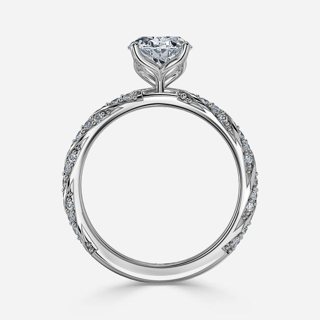 Fior White Gold Engagement Ring