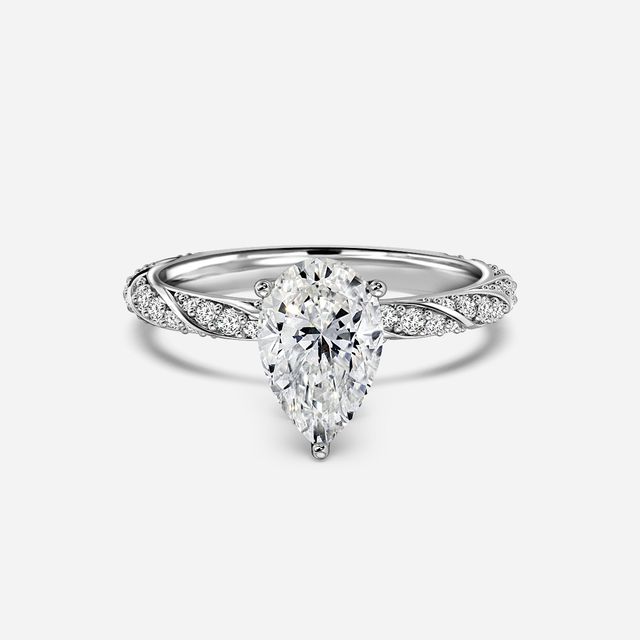 Fior White Gold Engagement Ring