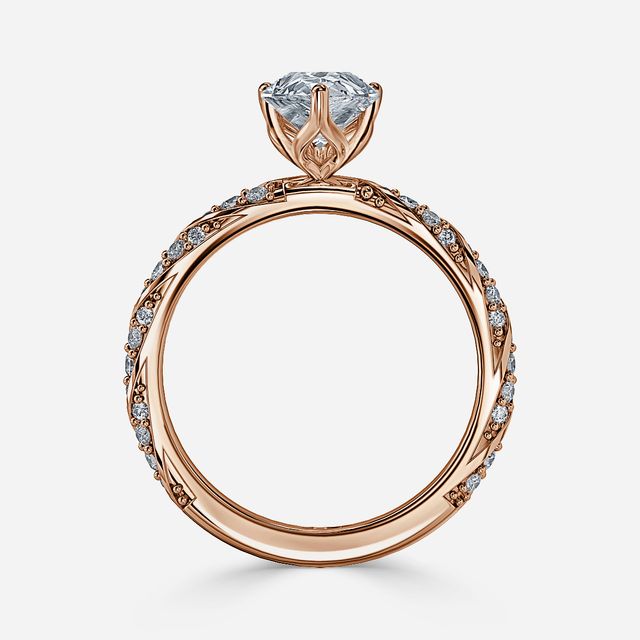 Fior Rose Gold Engagement Ring