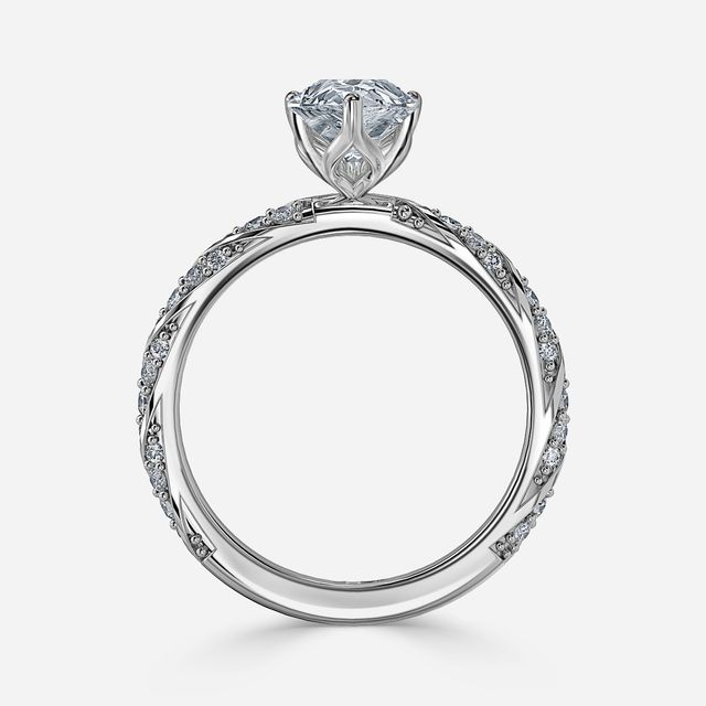 Fior White Gold Engagement Ring