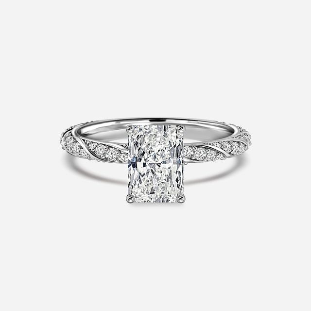 Fior White Gold Engagement Ring