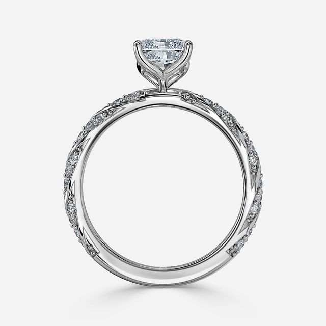 Fior White Gold Engagement Ring