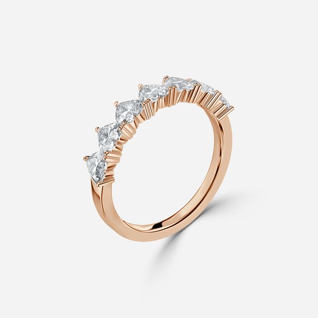 Amora Rose Gold Eternity Ring