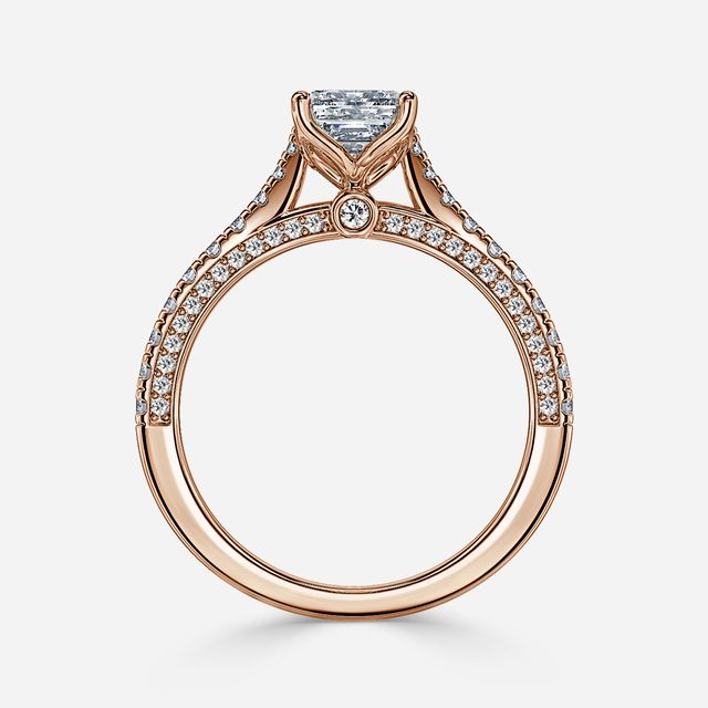 Gwenevere Rose Gold Engagement Ring