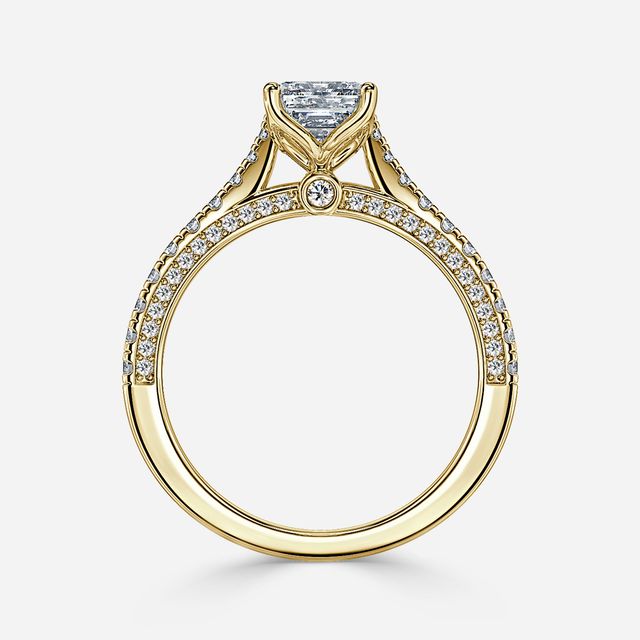 Gwenevere Yellow Gold Engagement Ring