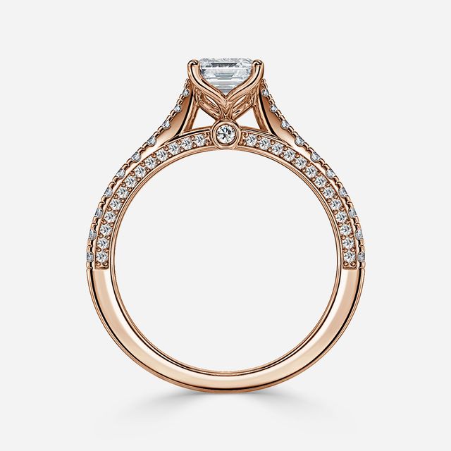 Gwenevere Rose Gold Engagement Ring