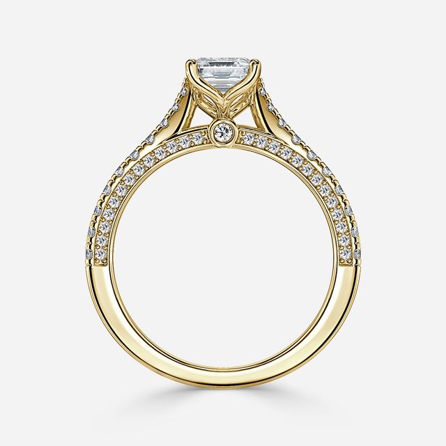 Gwenevere Yellow Gold Engagement Ring