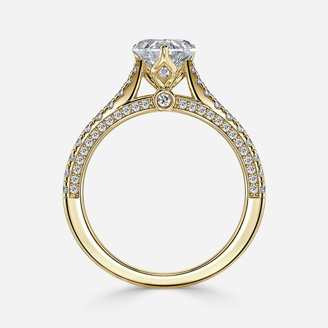 Gwenevere Yellow Gold Engagement Ring