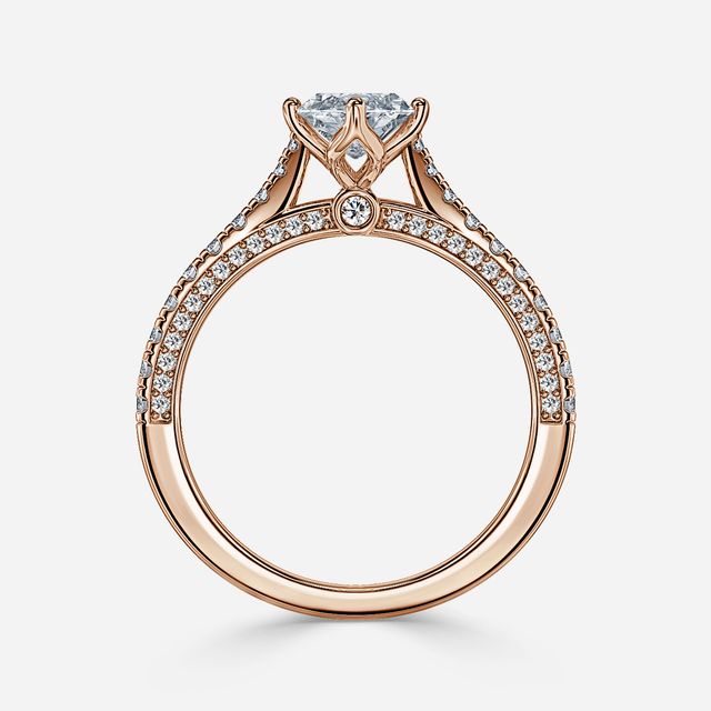 Gwenevere Rose Gold Engagement Ring