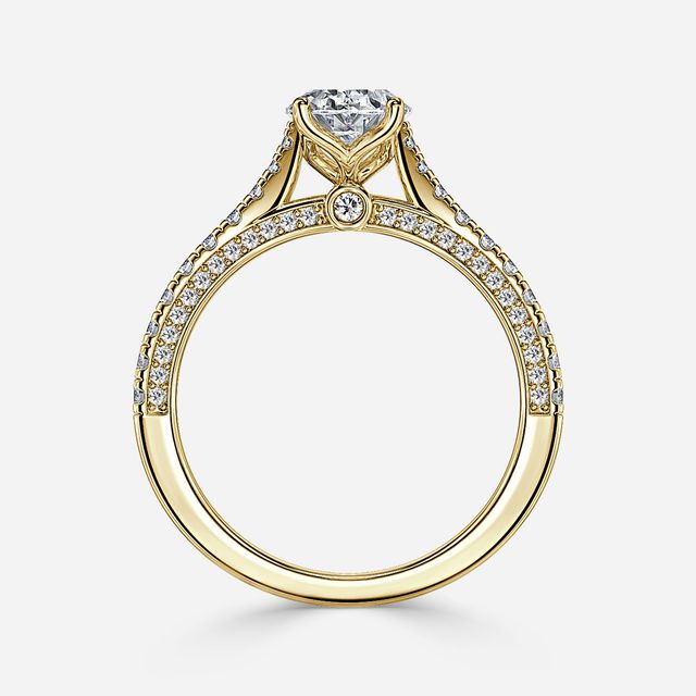 Gwenevere Yellow Gold Engagement Ring