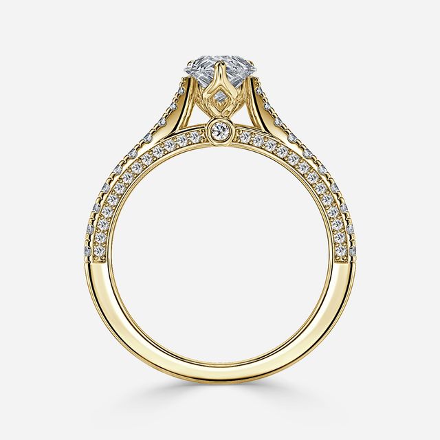 Gwenevere Yellow Gold Engagement Ring