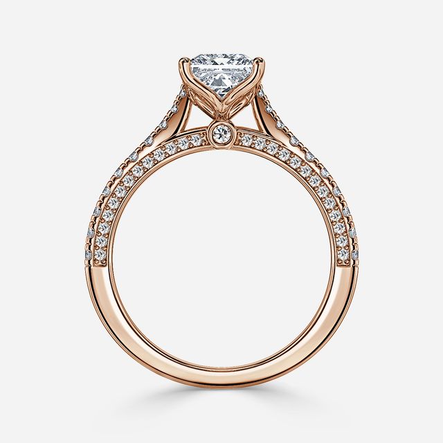Gwenevere Rose Gold Engagement Ring