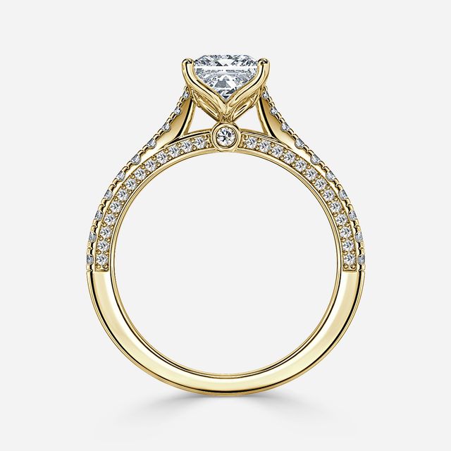 Gwenevere Yellow Gold Engagement Ring