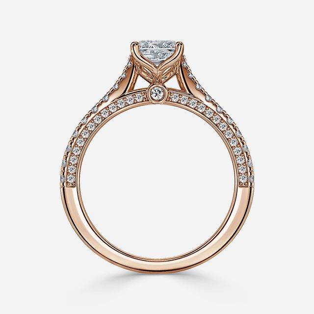 Gwenevere Rose Gold Engagement Ring