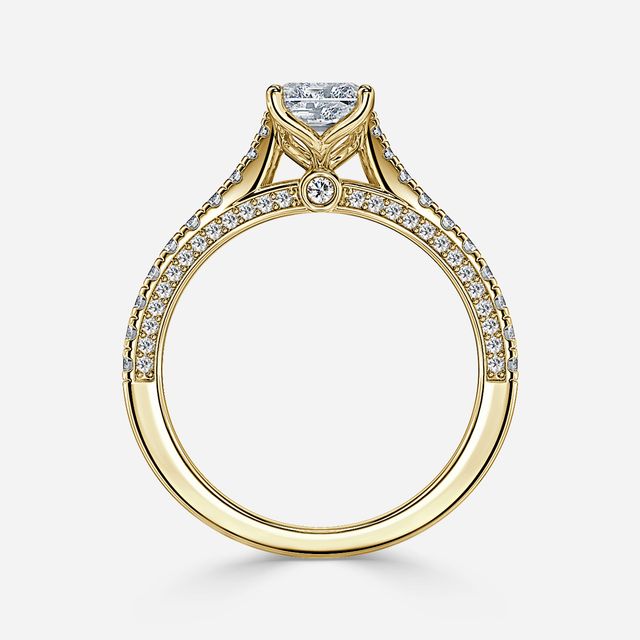 Gwenevere Yellow Gold Engagement Ring