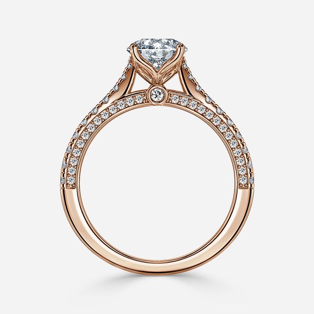 Gwenevere Rose Gold Engagement Ring