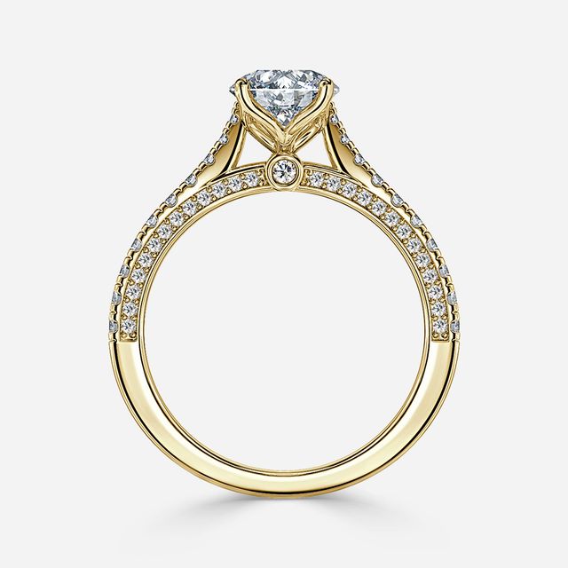 Gwenevere Yellow Gold Engagement Ring
