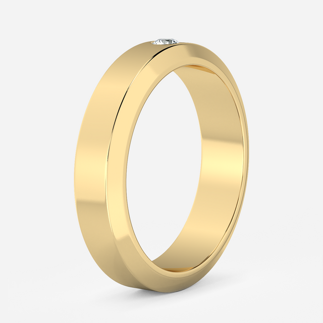 Cypress Round In Yellow Gold