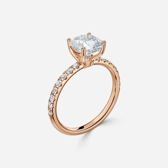 Anika Rose Gold Engagement Ring