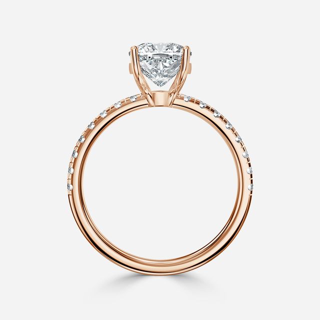 Anika Rose Gold Engagement Ring