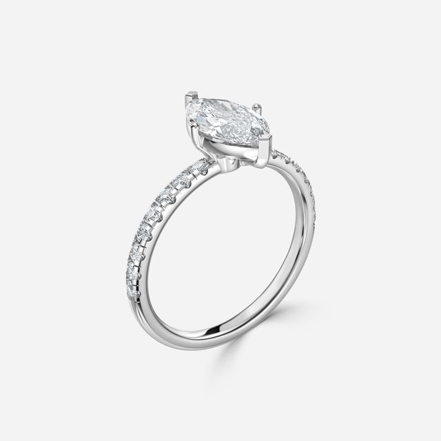 Anika White Gold Engagement Ring