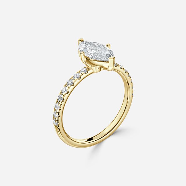 Anika Yellow Gold Engagement Ring