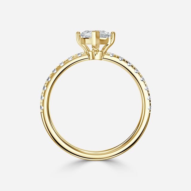 Anika Yellow Gold Engagement Ring