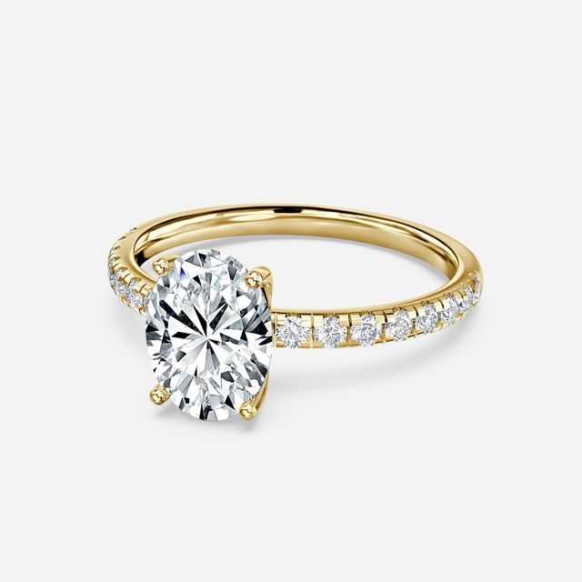 Anika Yellow Gold Engagement Ring