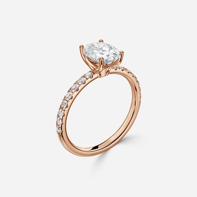 Anika Rose Gold Engagement Ring