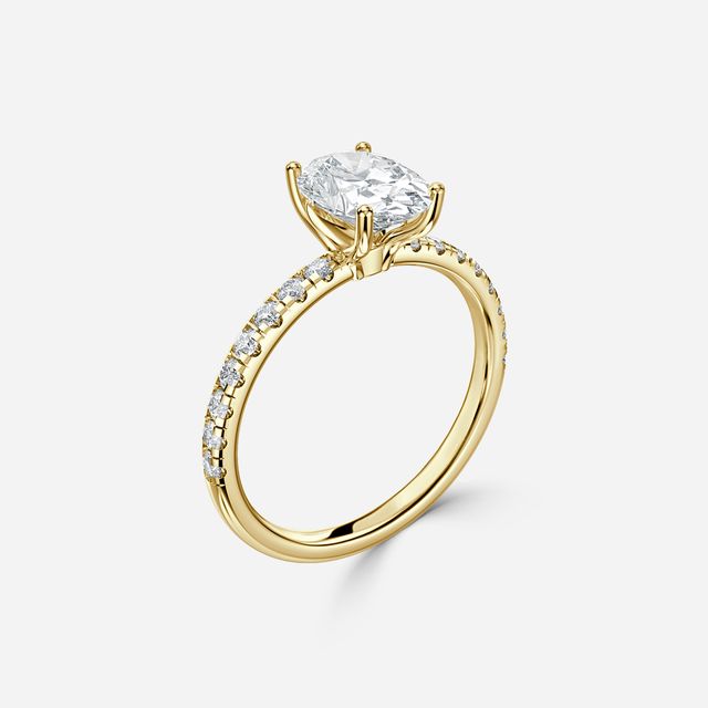 Anika Yellow Gold Engagement Ring