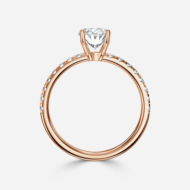 Anika Rose Gold Engagement Ring