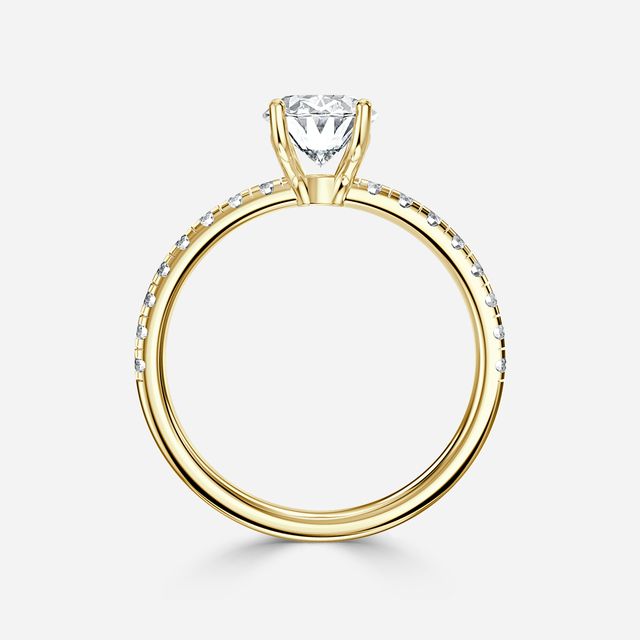 Anika Yellow Gold Engagement Ring