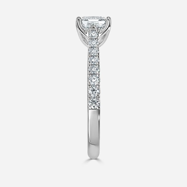 Aerin Pave White Gold Engagement Ring