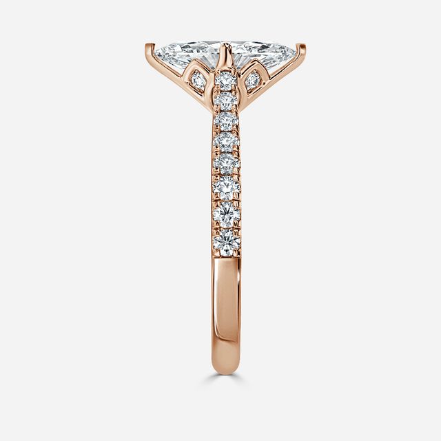 Aerin Pave Rose Gold Engagement Ring