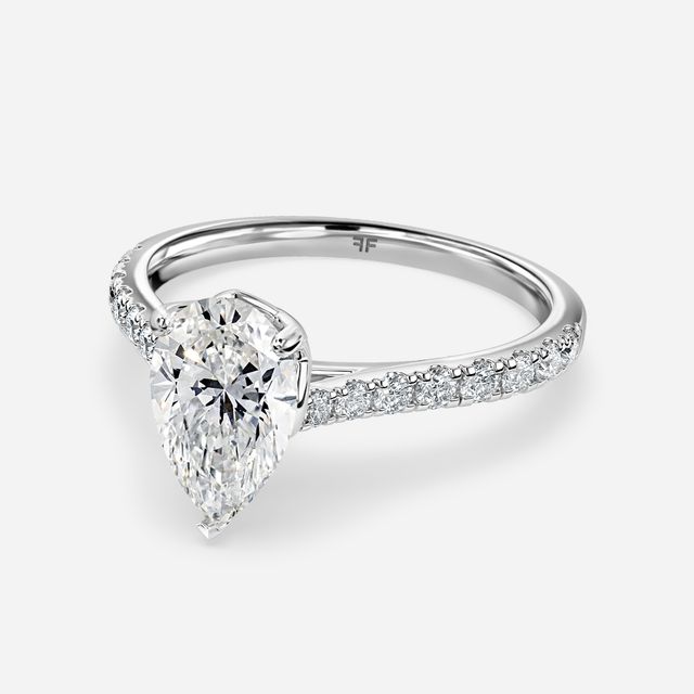 Aerin Pave Platinum Engagement Ring