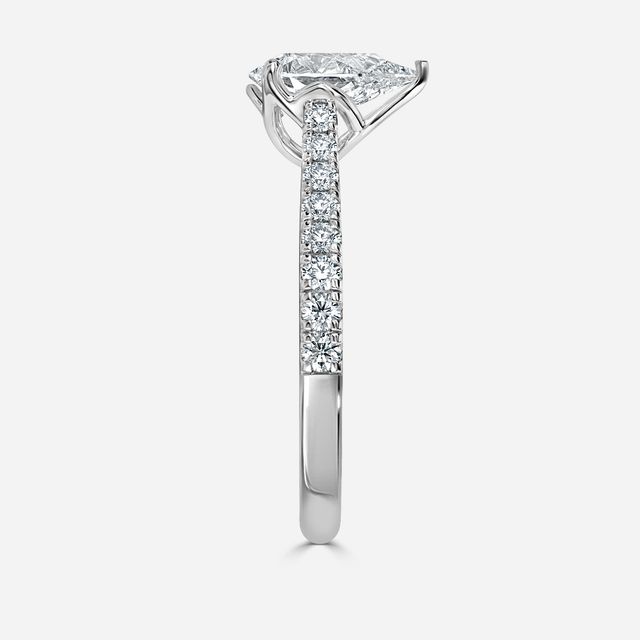 Aerin Pave Platinum Engagement Ring