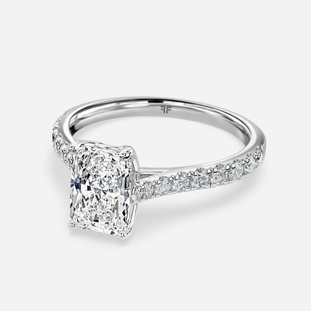 Aerin Pave Platinum Engagement Ring
