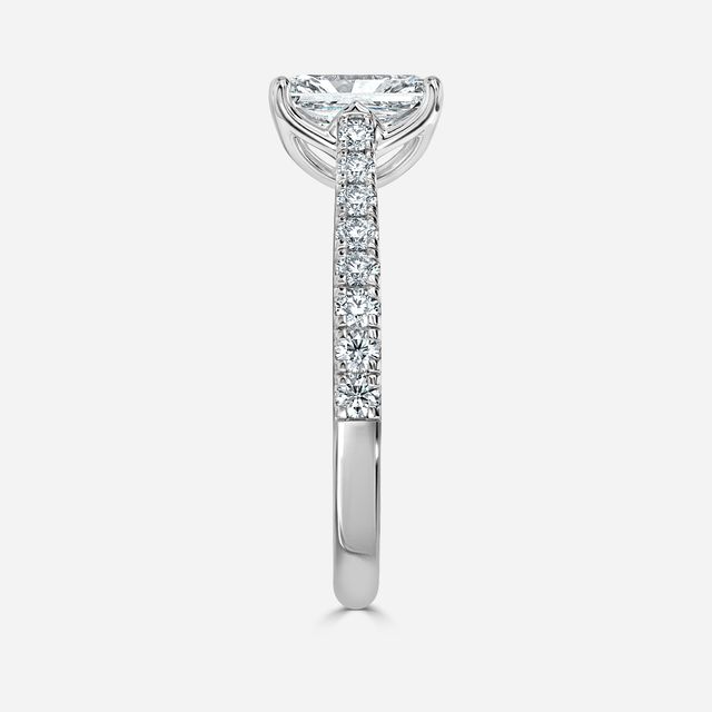 Aerin Pave Platinum Engagement Ring
